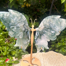 Load image into Gallery viewer, Moss Agate Butterfly