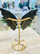 Load image into Gallery viewer, Golden Obsidian Butterfly