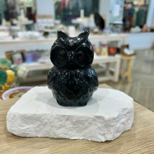 Load image into Gallery viewer, Black Obsidian Owl