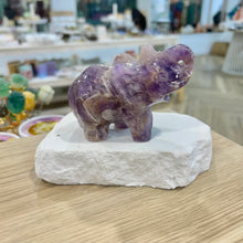 Load image into Gallery viewer, Chevron Amethyst Elephant