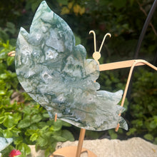 Load image into Gallery viewer, Moss Agate Butterfly