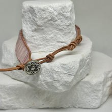 Load image into Gallery viewer, Rose Quartz Macrame Bracelet