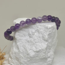 Load image into Gallery viewer, Chevron Amethyst Elastic Bracelets