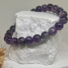 Load image into Gallery viewer, Chevron Amethyst Elastic Bracelets