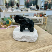Load image into Gallery viewer, Black Obsidian Elephant