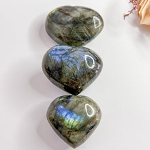 Load image into Gallery viewer, Labradorite Hearts
