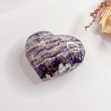 Load image into Gallery viewer, Chevron Amethyst Hearts
