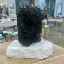 Load image into Gallery viewer, Black Obsidian Eagle Head