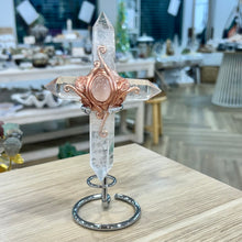 Load image into Gallery viewer, Clear Quartz Cross