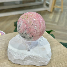 Load image into Gallery viewer, Rhodonite Sphere