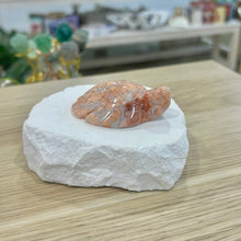 Load image into Gallery viewer, Pink Blossom Agate Turtle