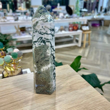 Load image into Gallery viewer, Moss Agate Tower