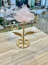 Load image into Gallery viewer, Rose Quartz Flower