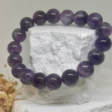 Load image into Gallery viewer, Chevron Amethyst Elastic Bracelets