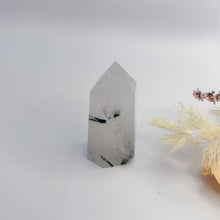 Load image into Gallery viewer, Tourmaline Quartz Point