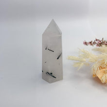 Load image into Gallery viewer, Tourmaline Quartz Point