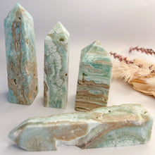 Load image into Gallery viewer, Blue Aragonite Points