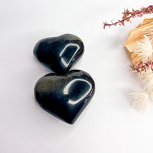 Load image into Gallery viewer, Golden Obsidian Heart