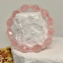 Load image into Gallery viewer, Rose Quartz Braceletv
