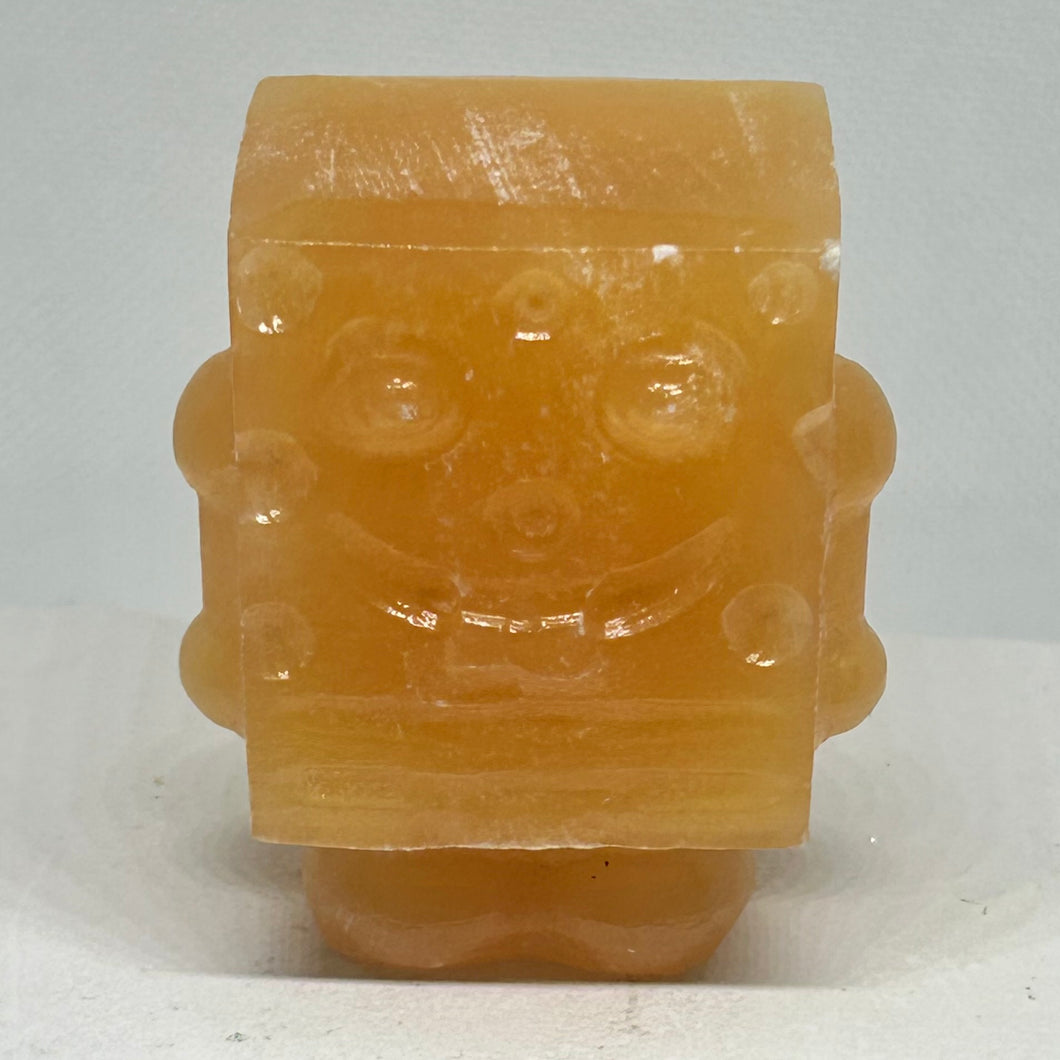 Orange Calcite Sponge Bob