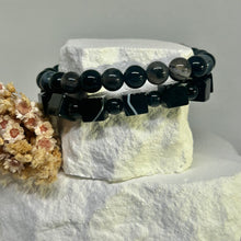 Load image into Gallery viewer, Black Agate Bracelet
