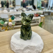 Load image into Gallery viewer, Green Jade Cat
