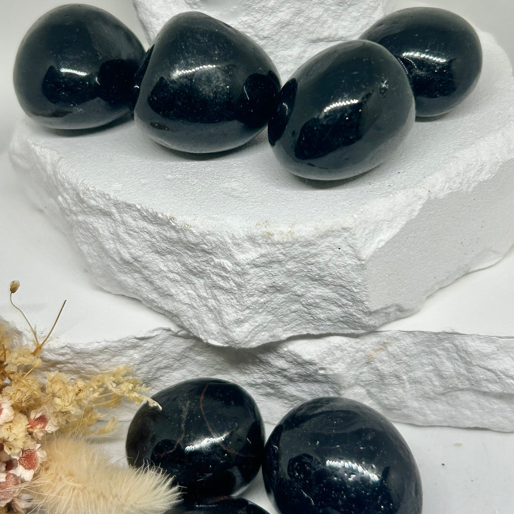 Black Tourmaline tumble stone