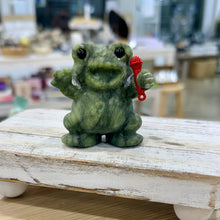 Load image into Gallery viewer, Green Jade Disco Frogs
