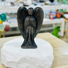 Load image into Gallery viewer, Silver Obsidian Angel
