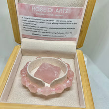 Load image into Gallery viewer, Rose Quartz Braceletv
