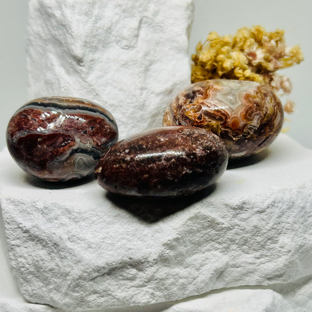 Mexican Crazy Lace Agate Tumble (Mexican)