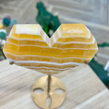 Load image into Gallery viewer, Orange Calcite Heart
