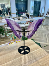 Load image into Gallery viewer, Purple Fluorite Butterfly
