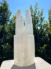 Load image into Gallery viewer, Selenite Twin Tower
