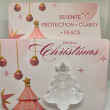 Load image into Gallery viewer, Selenite Santa &amp; Tree
