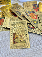 Load image into Gallery viewer, Golden Tarot Cards
