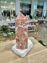 Load image into Gallery viewer, Pink Blossom Agate Tower
