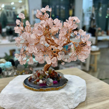 Load image into Gallery viewer, Rose Quartz Prosperity Tree
