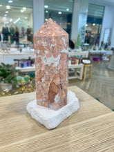 Load image into Gallery viewer, Pink Blossom Agate Tower
