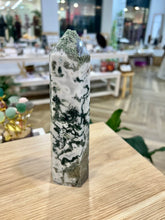 Load image into Gallery viewer, Moss Agate Tower
