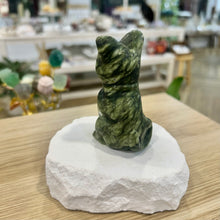 Load image into Gallery viewer, Green Jade Cat
