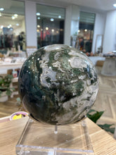 Load image into Gallery viewer, Moss Agate Sphere
