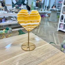 Load image into Gallery viewer, Orange Calcite Heart
