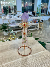 Load image into Gallery viewer, Rose Quartz &amp; Amethyst Wand
