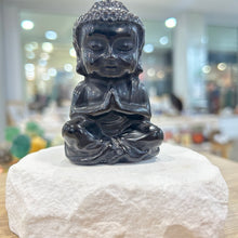Load image into Gallery viewer, Black Obsidian Buddha

