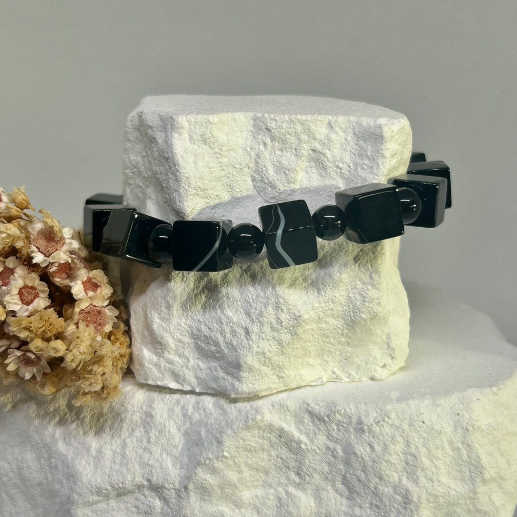 Black Agate Bracelet