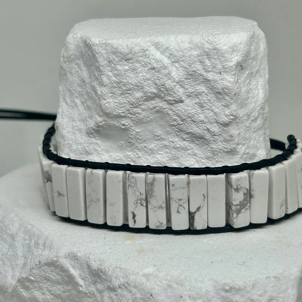 Howlite Macrame Bracelets