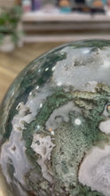 Load and play video in Gallery viewer, Moss Agate Sphere
